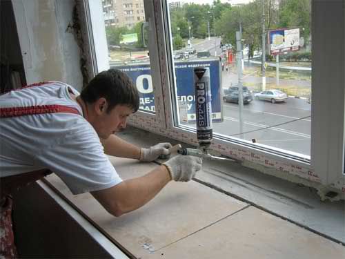 Монтаж окон